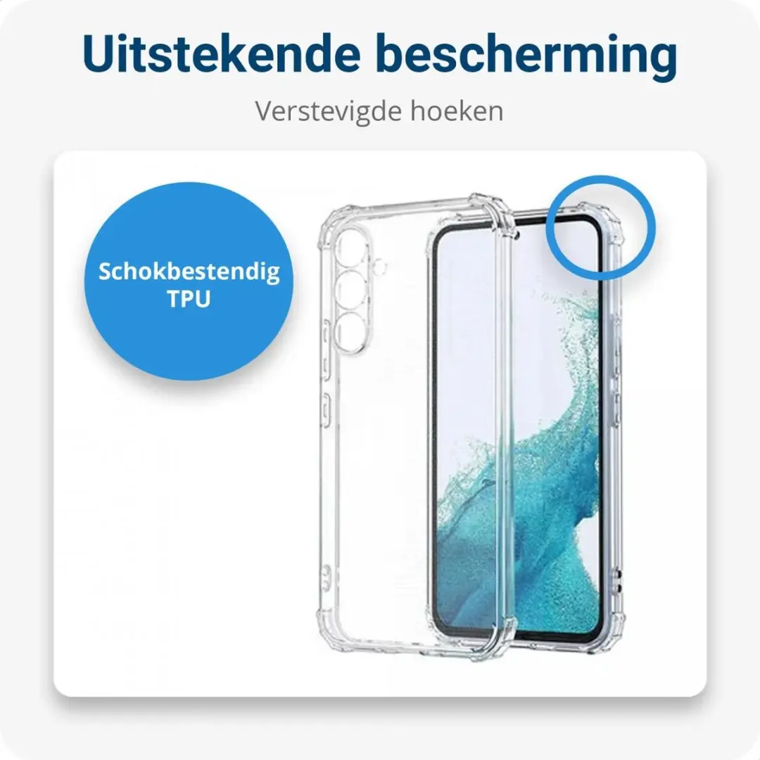 Selected Hoesje Samsung Galaxy A34 TPU Transparant