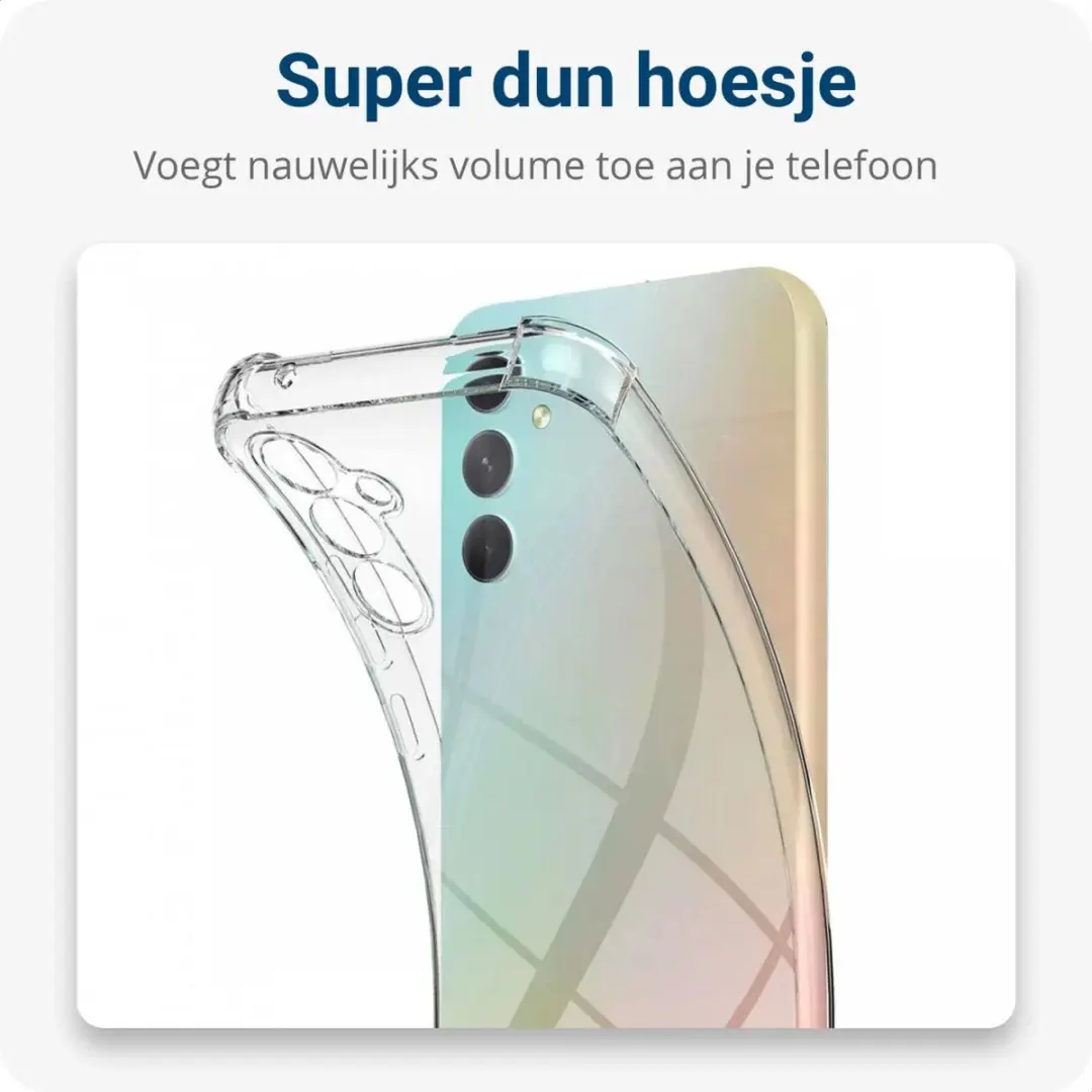 Selected Hoesje Samsung Galaxy A34 TPU Transparant
