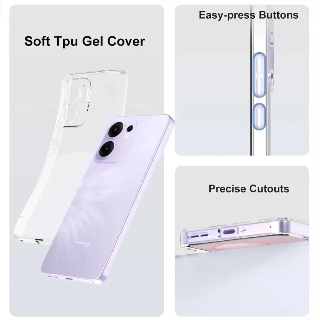 Selected Transparant TPU Hoesje Oppo Reno 13 F
