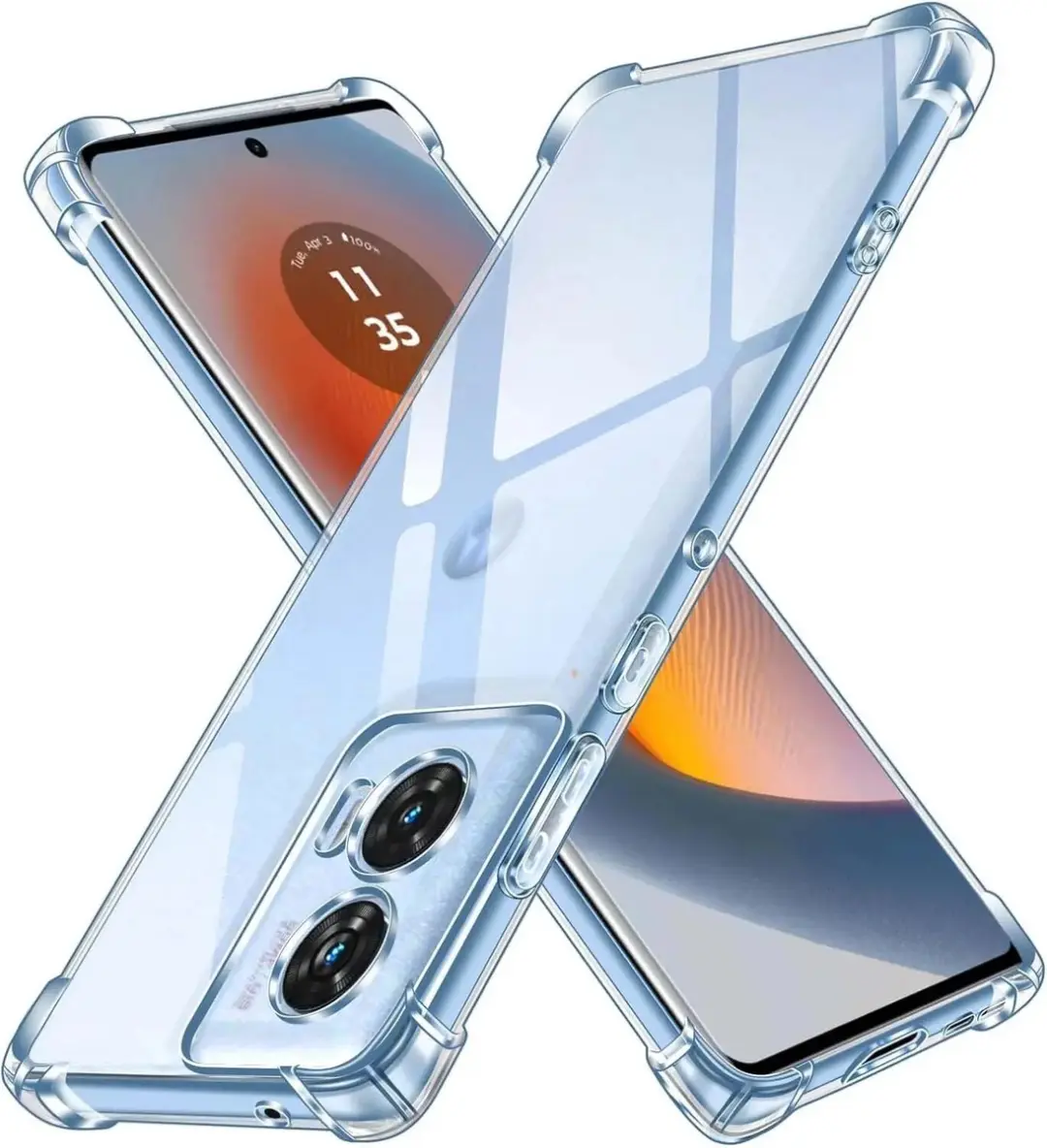 Selected Transparant Hoesje Motorola Edge 50 Fusion