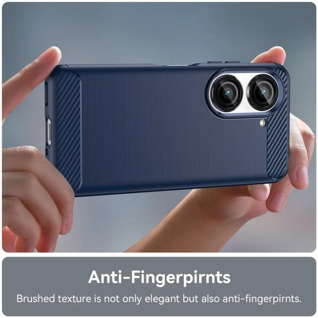 Selected TPU Hoesje Asus Zenfone 10 - Blauw