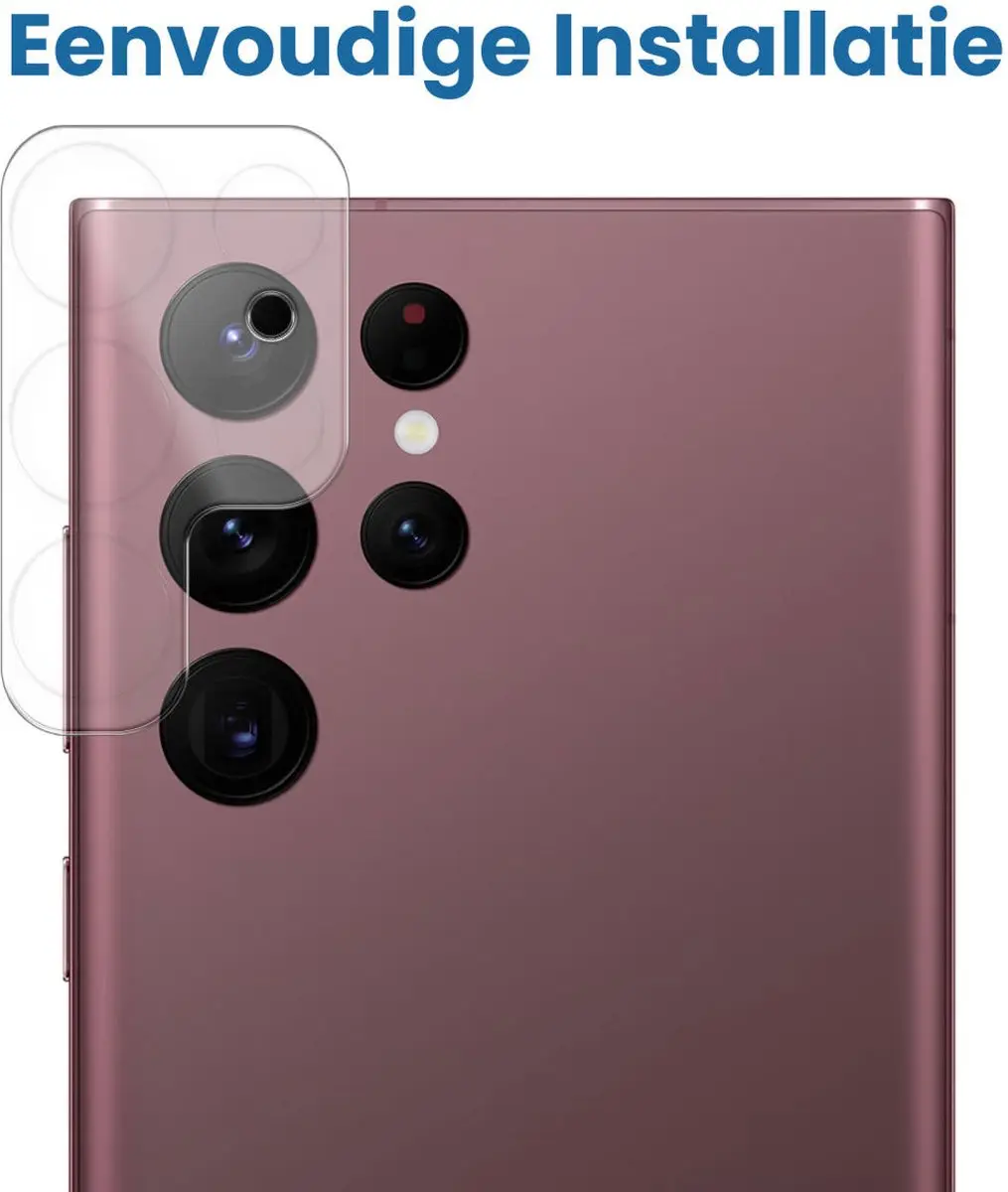 Samsung Galaxy S22 Ultra Camera Lens Protector - Transparant