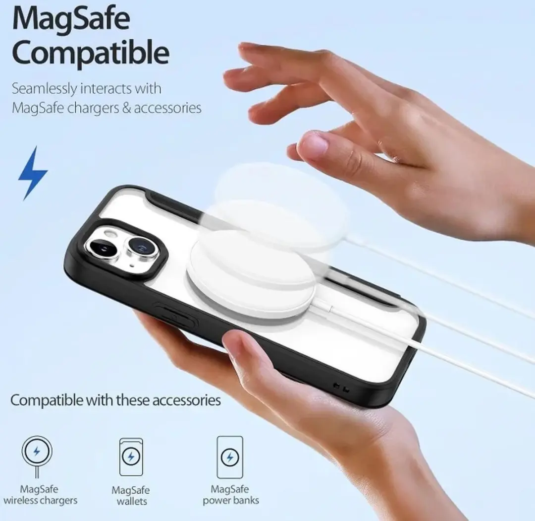 Selected Portemonnee Hoesje iPhone 13 Pro Max - MagSafe - Zwart