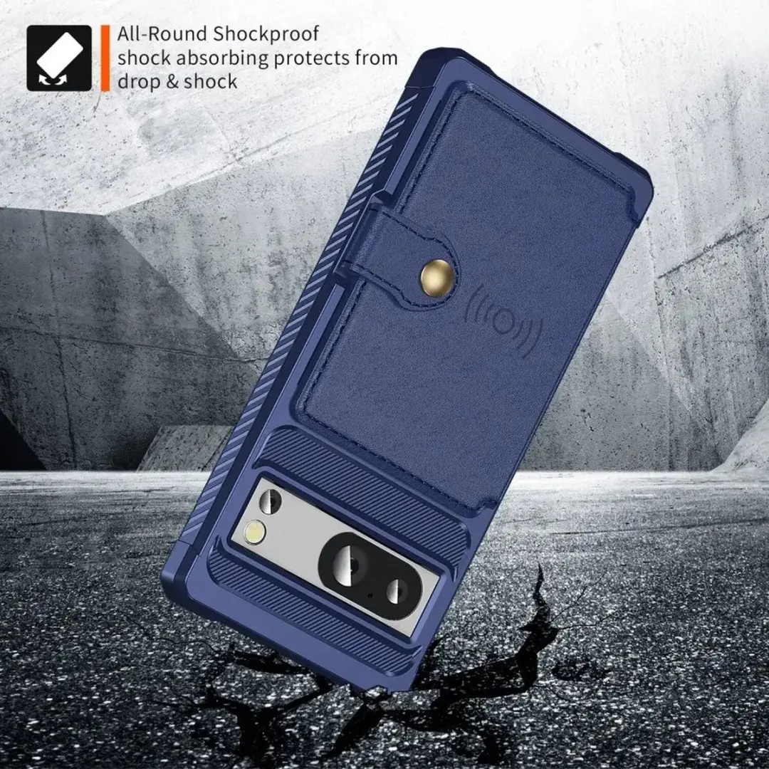 Selected Portemonnee Hoesje Google Pixel 8a - Blauw