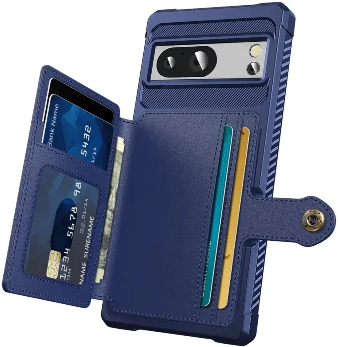 Selected Portemonnee Hoesje Google Pixel 8a - Blauw
