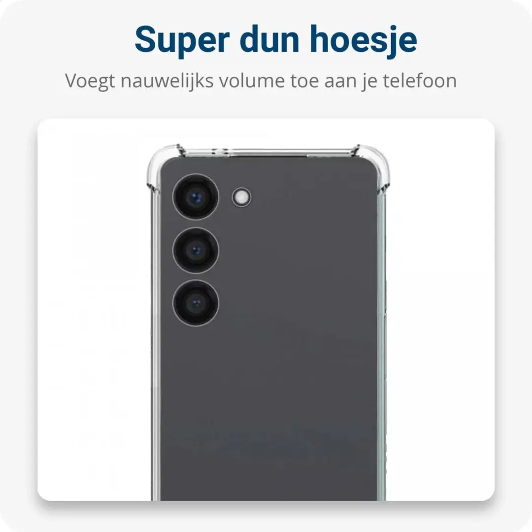Selected Hoesje Schokbestendig TPU Transparant Samsung Galaxy S23 Plus