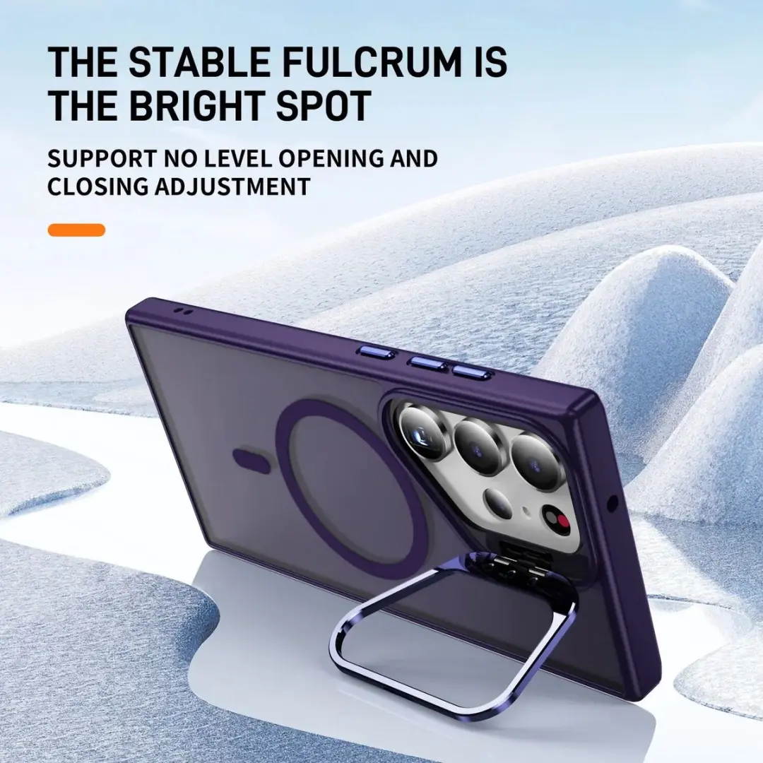 Selected Hoesje Samsung Galaxy S23 Ultra MagSafe Paars - Camera Kickstand - afbeelding 6 van 6