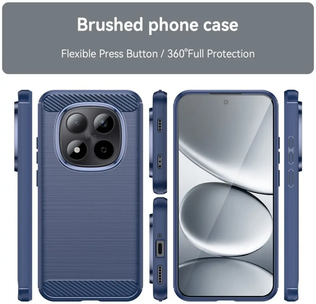 Selected TPU Hoesje Xiaomi Redmi Note 15 Pro 5G - Blauw