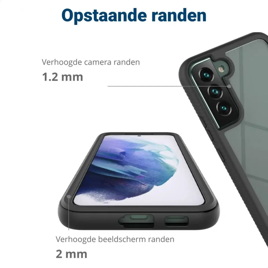 Selected Hoesje Samsung Galaxy S22 Plus - Full Protect Zwart