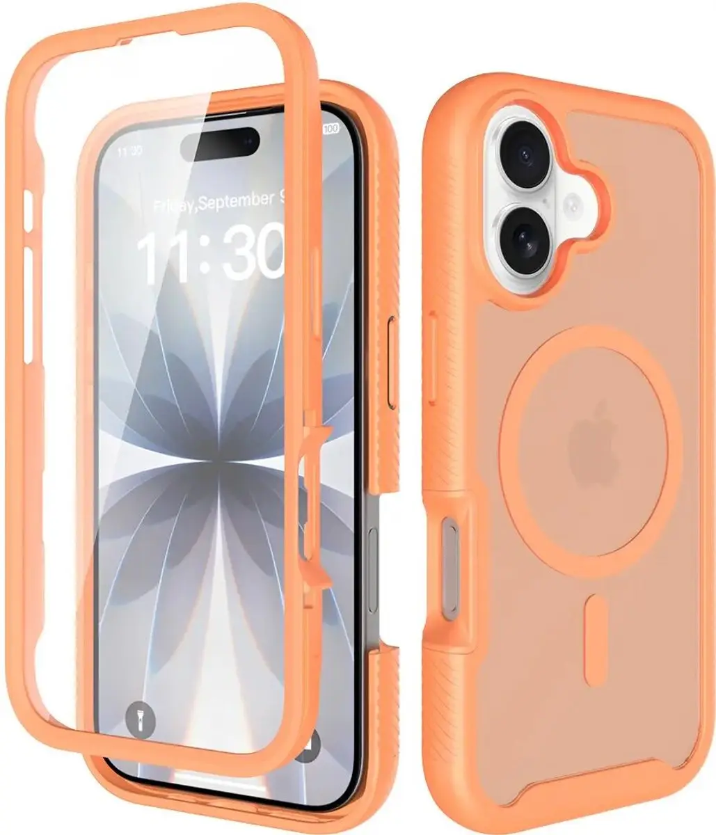 Selected by GSMpunt.nl iPhone 17 Hoesje Matte Oranje