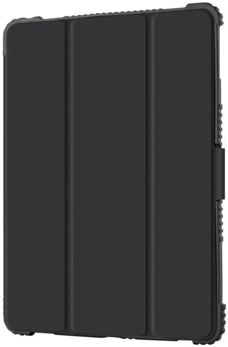 Selected Tri-Fold Book Case Samsung Galaxy Tab A8 10.5" - Zwart/Transparant