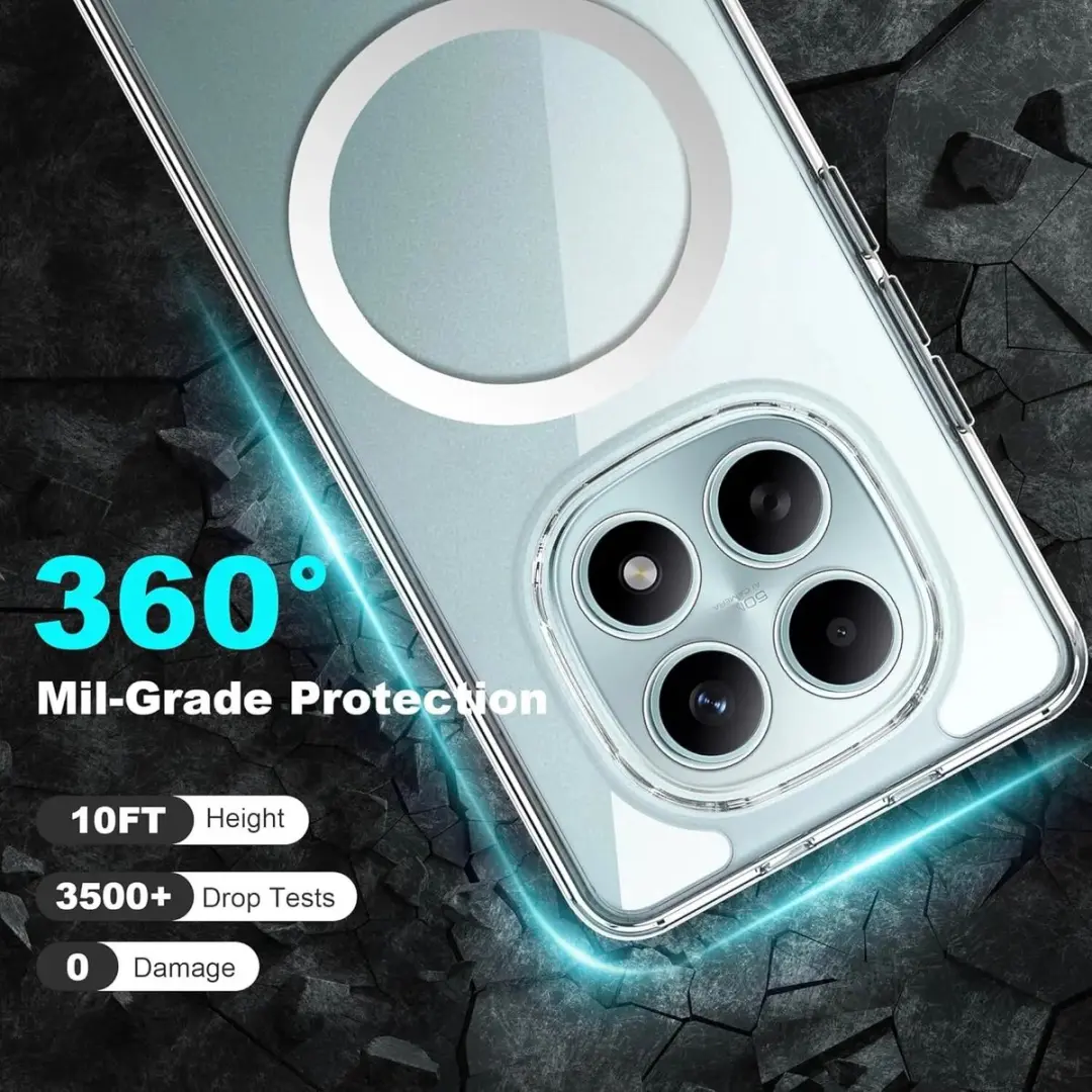 Selected by GSMpunt Xiaomi Redmi Note 15 5G Hoesje - MagSafe/Qi2 Transparant