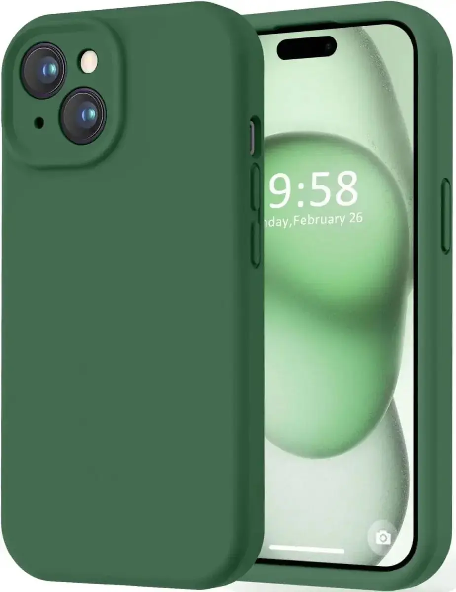 Selected by GSMpunt.nl iPhone 15 Hoesje Groen