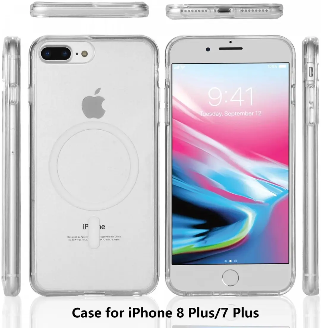Selected by GSMpunt Hoesje Apple iPhone 8/7 Plus - MagSafe Transparant