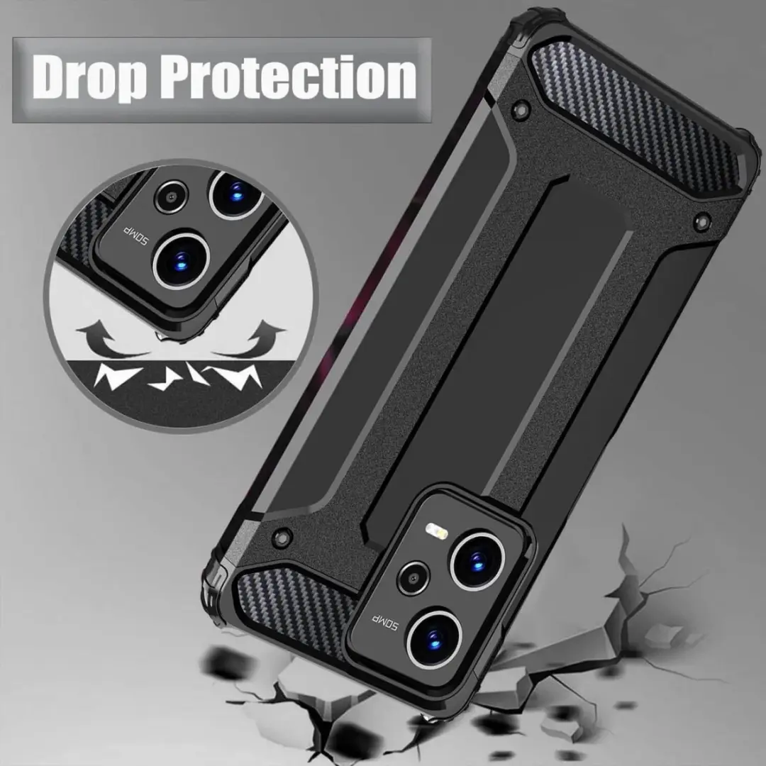 Selected Hoesje Xiaomi Poco C65 Shock Proof Blauw - afbeelding 6 van 6