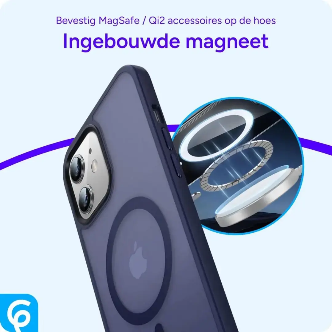 Selected by GSMpunt.nl iPhone 12/12 Pro MagSafe Hoesje - Blauw