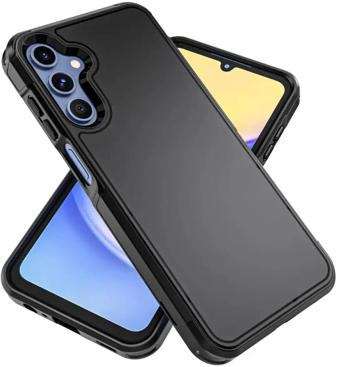 Selected Hoesje Samsung Galaxy A15 MagSafe Dual-Layer Zwart