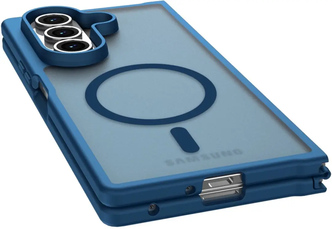 Selected Hoesje Samsung Galaxy Z Fold 7 MagSafe Blauw