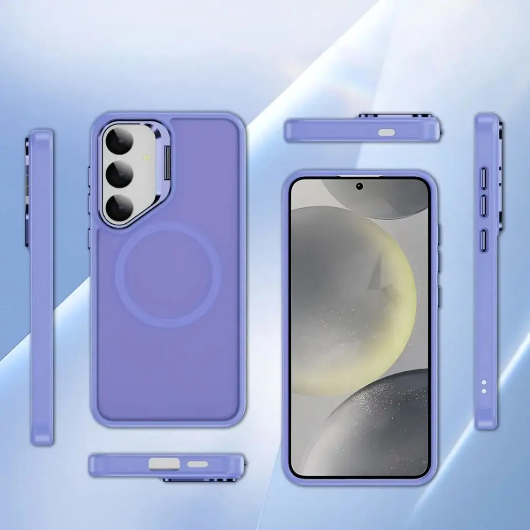 Selected Hoesje Samsung Galaxy S24 Plus - MagSafe & Qi2 - Licht Paars