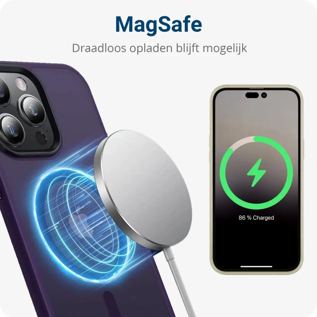 Selected Hoesje Apple iPhone 13 Pro - MagSafe Paars