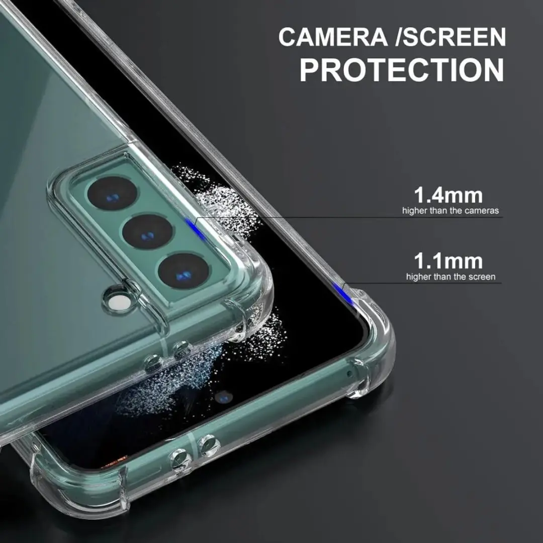 Selected Transparant Hoesje Samsung Galaxy S22 Plus - Schokbestendig - afbeelding 6 van 6