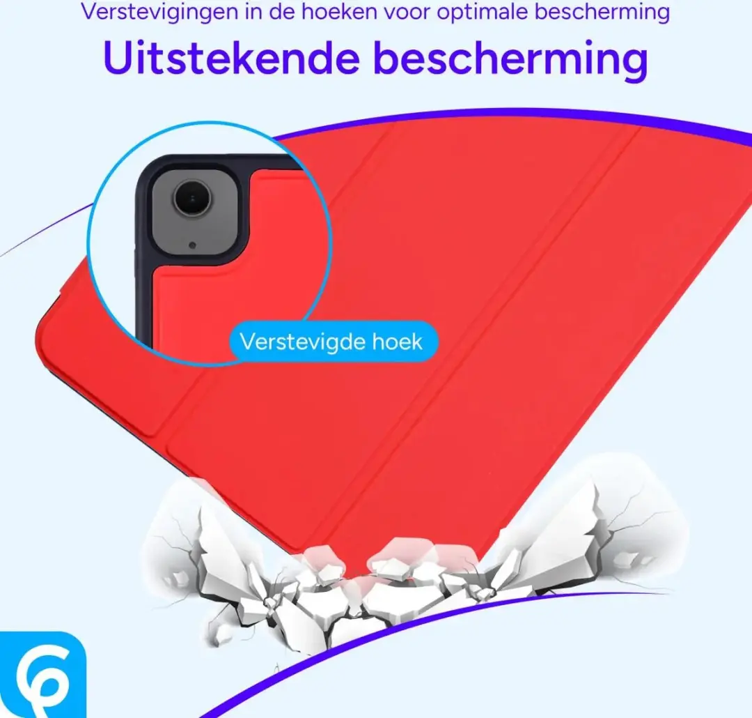 Selected by GSMpunt.nl Tablethoes iPad Air 11 Rood