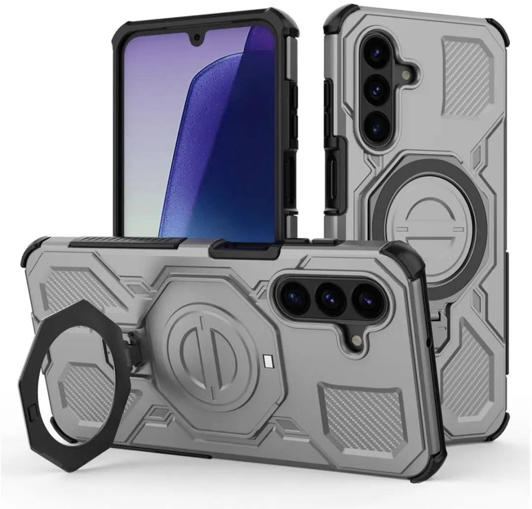 Selected Hoesje Samsung Galaxy A17 MagSafe Grijs