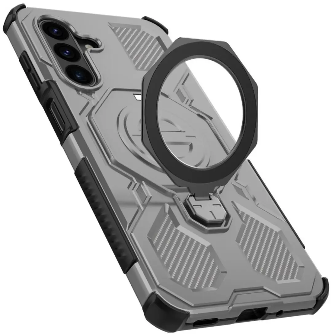 Selected Hoesje Samsung Galaxy A17 MagSafe Grijs