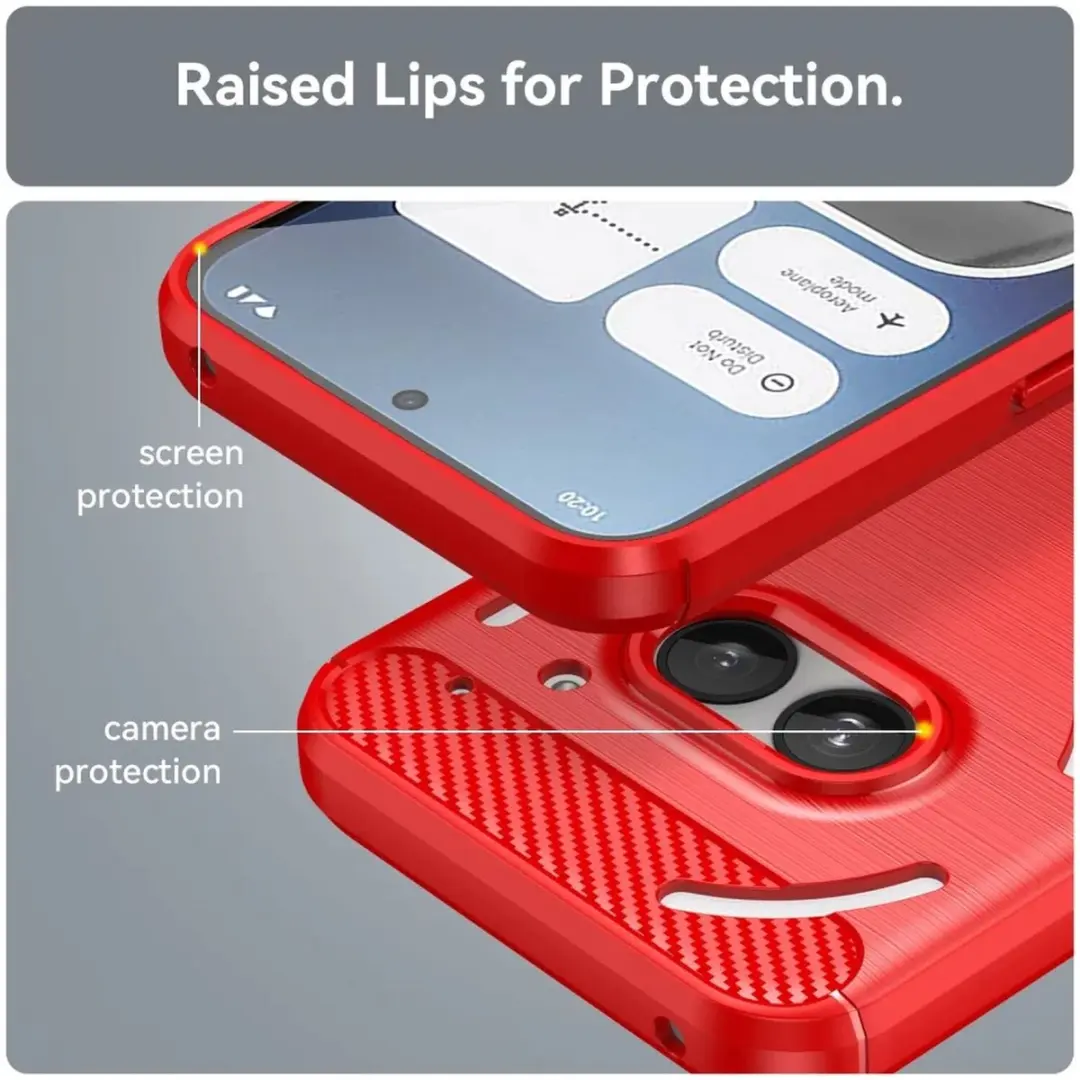 Selected TPU Hoesje Nothing Phone (2a) Rood