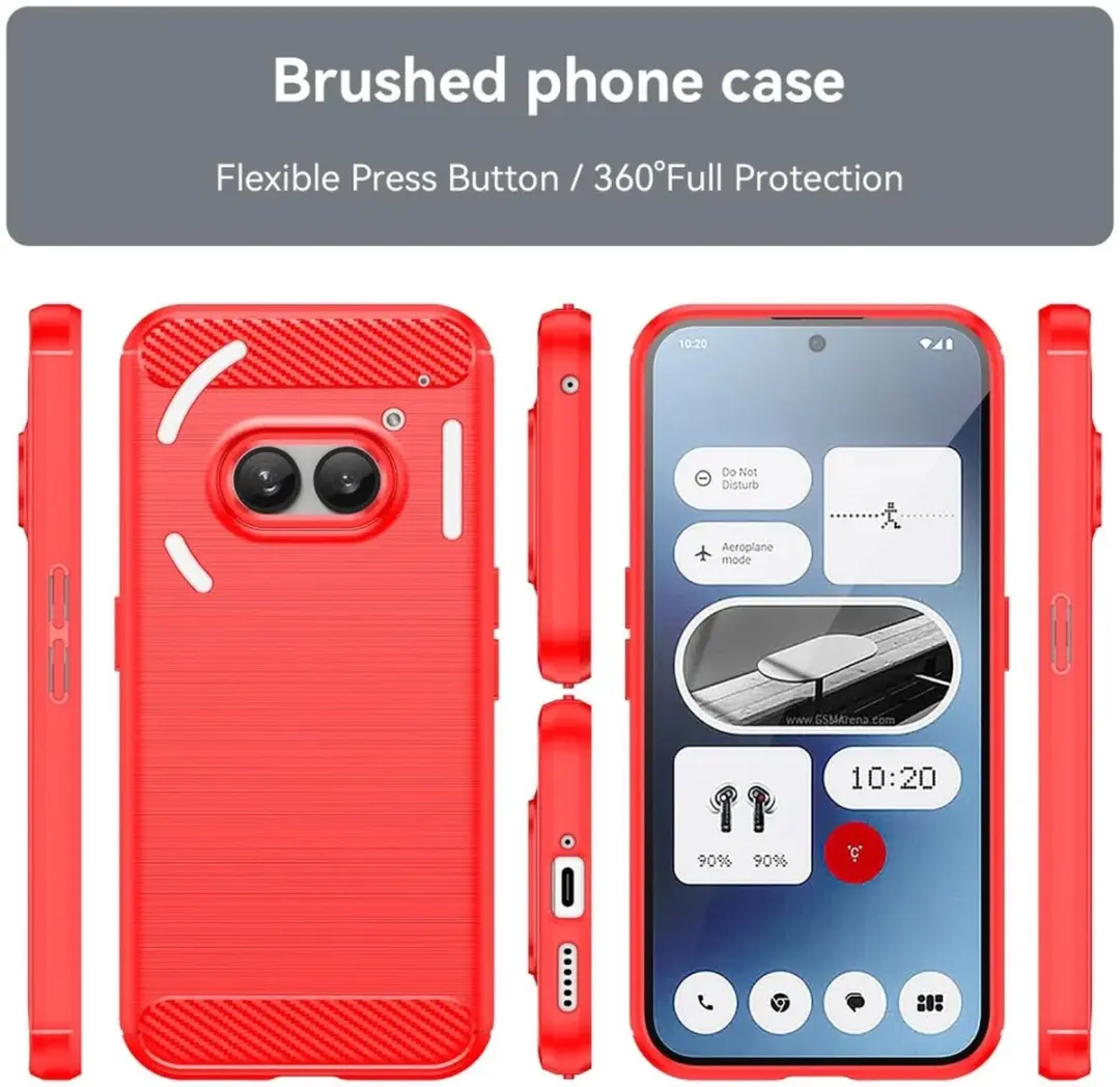 Selected TPU Hoesje Nothing Phone (2a) Rood