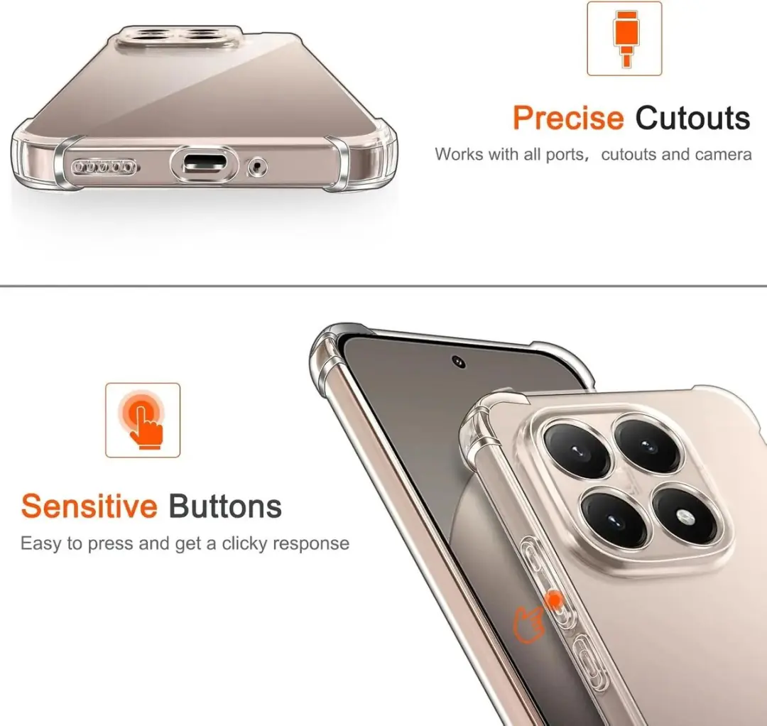 Selected Transparant Hoesje Xiaomi 15T - Schokbestendig - afbeelding 6 van 6