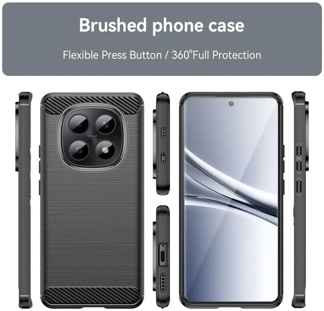Selected TPU Hoesje Xiaomi Poco M8 Pro 5G - Zwart