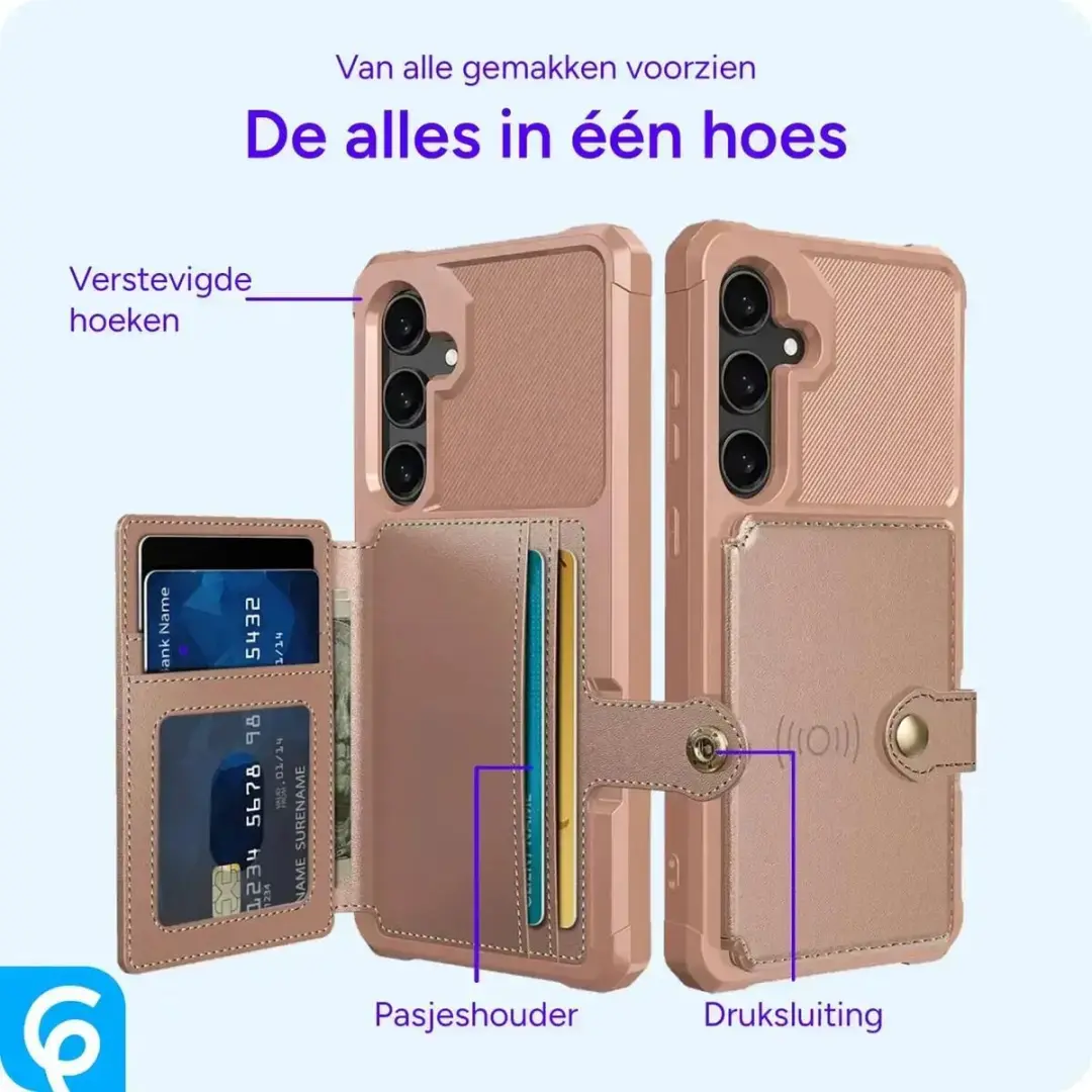 Selected Portemonnee Hoesje Samsung Galaxy S26 - Roze