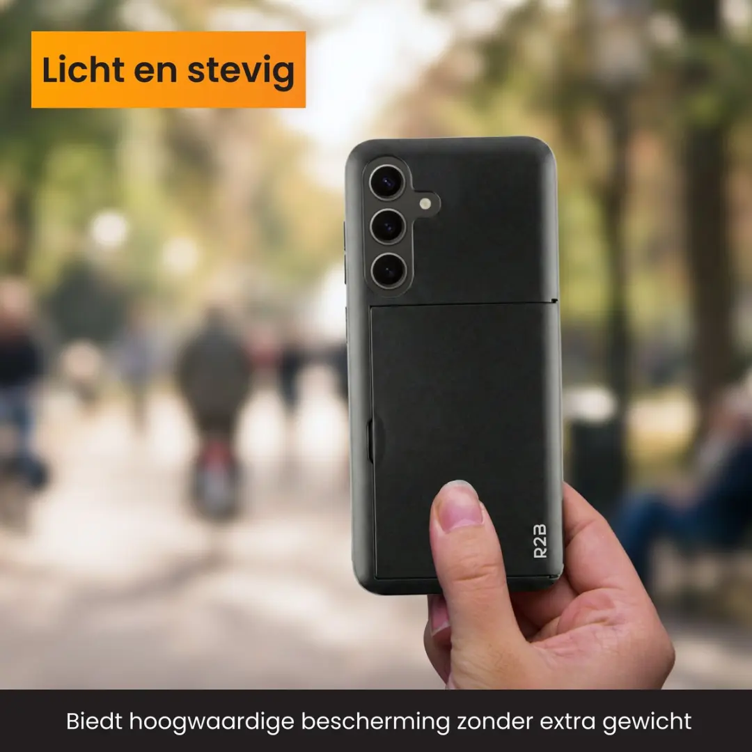 R2B Utrecht Telefoonhoesje Samsung Galaxy S26 - 3 Pasjes - Zwart