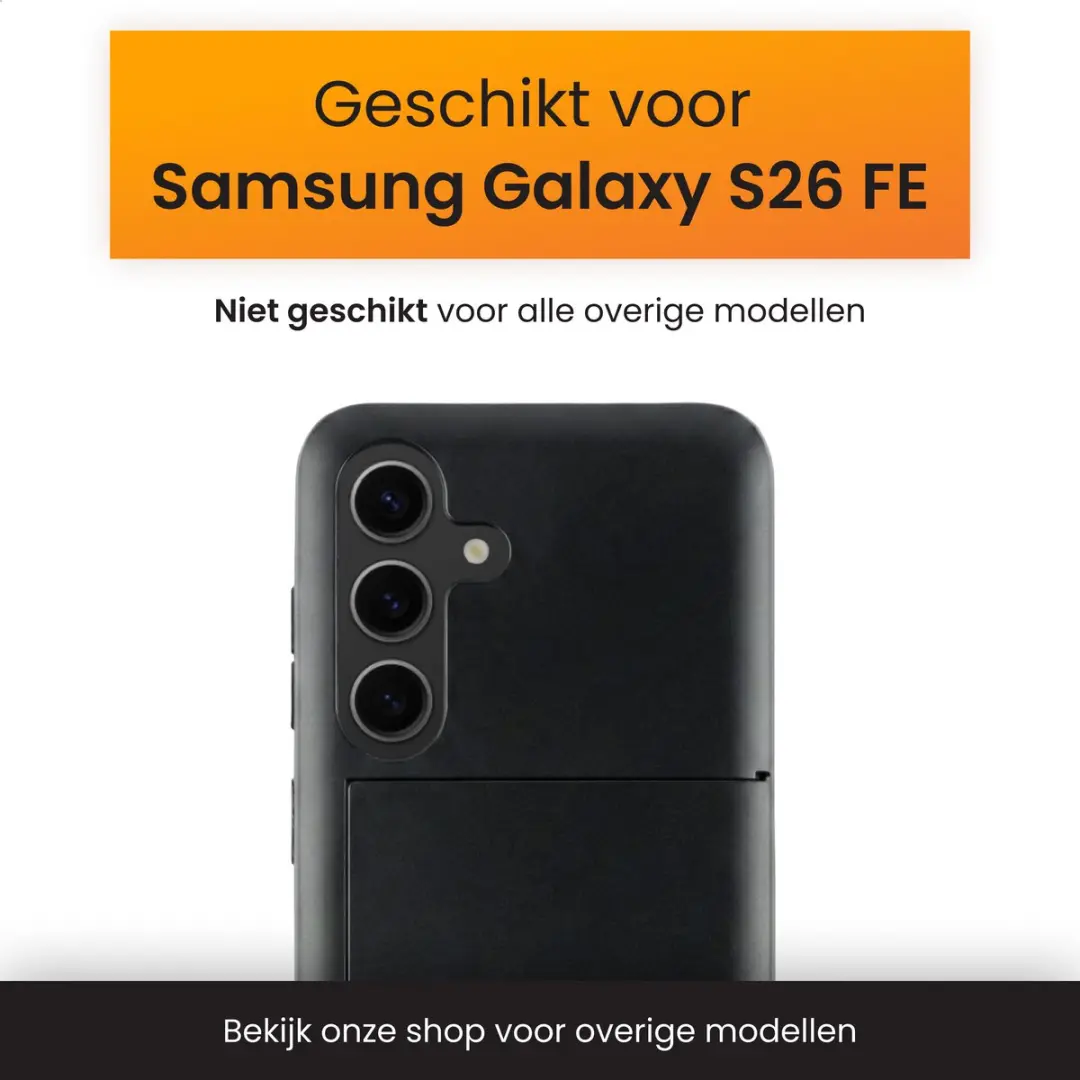R2B Utrecht Telefoonhoesje Samsung Galaxy S26 - 3 Pasjes - Zwart