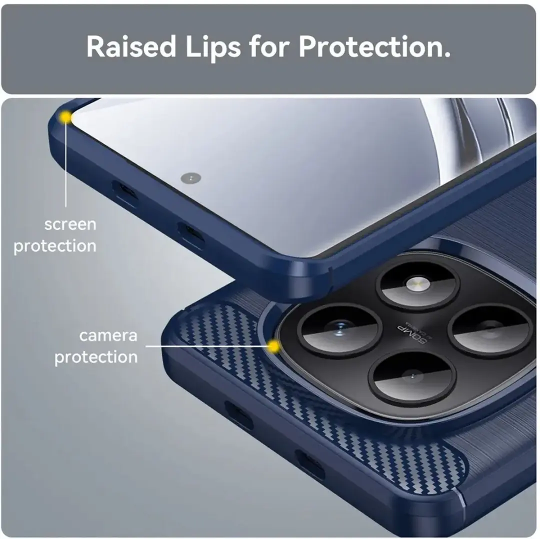 Selected TPU Hoesje Xiaomi Poco M8 - Blauw