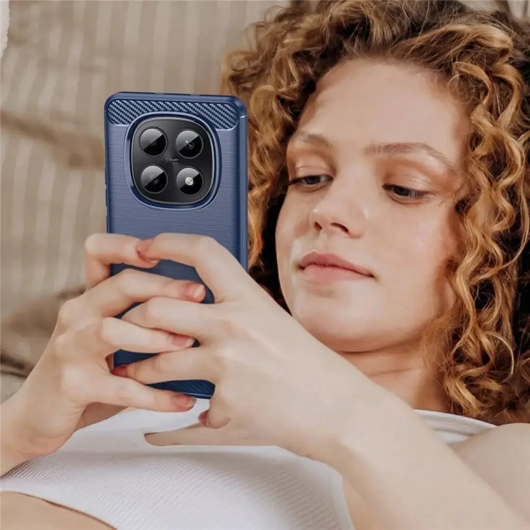 Selected TPU Hoesje Xiaomi Poco M8 - Blauw
