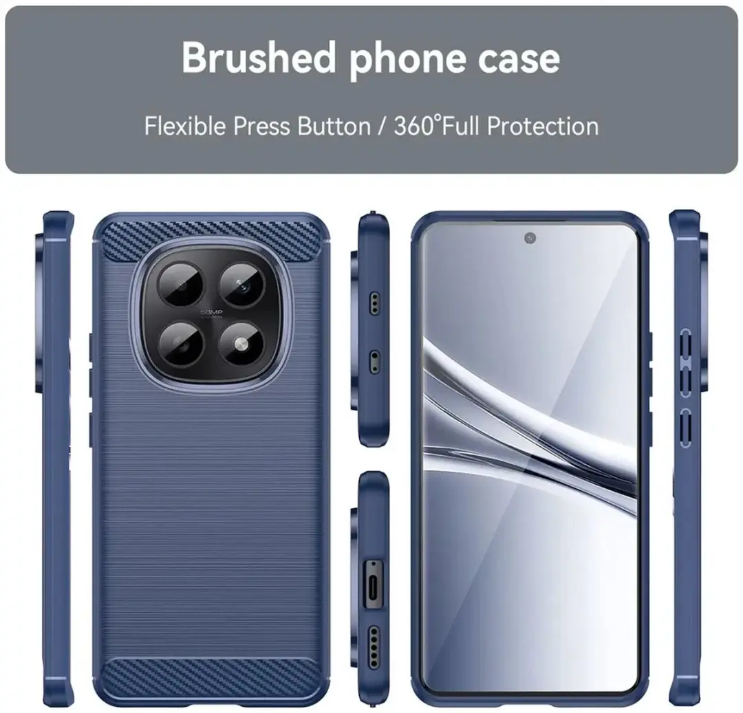 Selected TPU Hoesje Xiaomi Poco M8 - Blauw - afbeelding 6 van 6