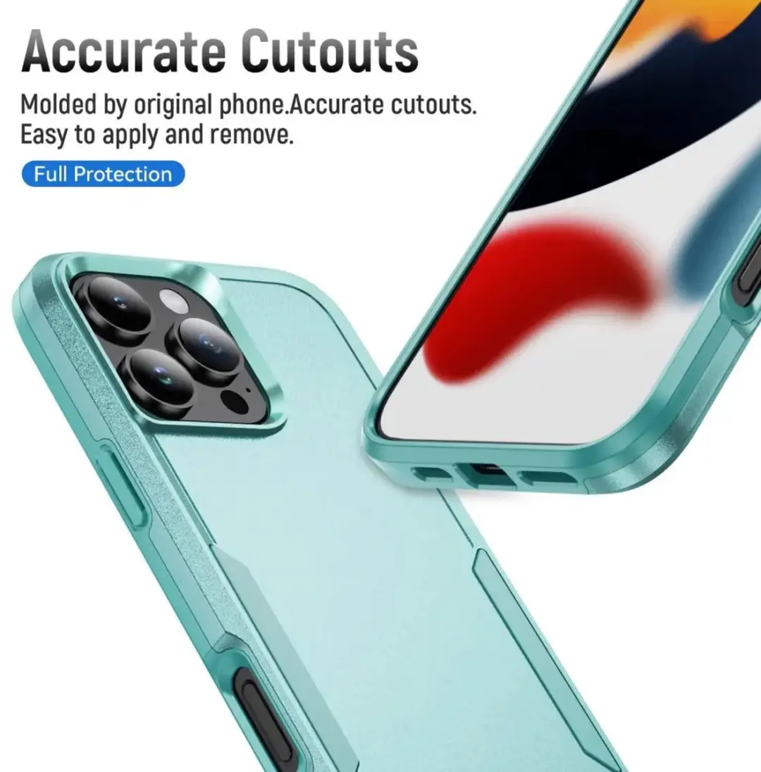 Selected Back Cover iPhone 16 Pro Max Rugged Hoesje - Groen - afbeelding 6 van 6