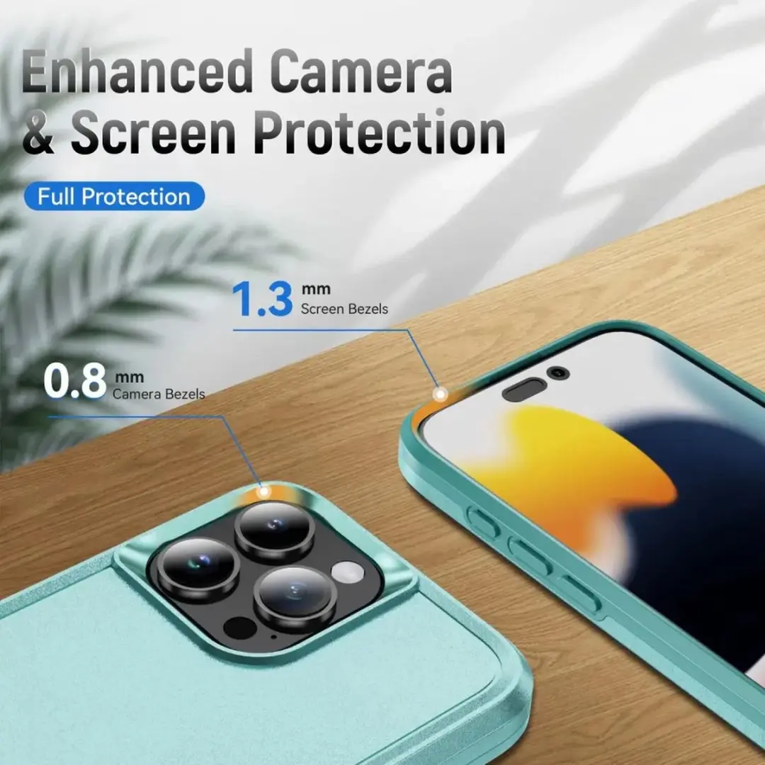 Selected Back Cover iPhone 16 Pro Max Rugged Hoesje - Groen