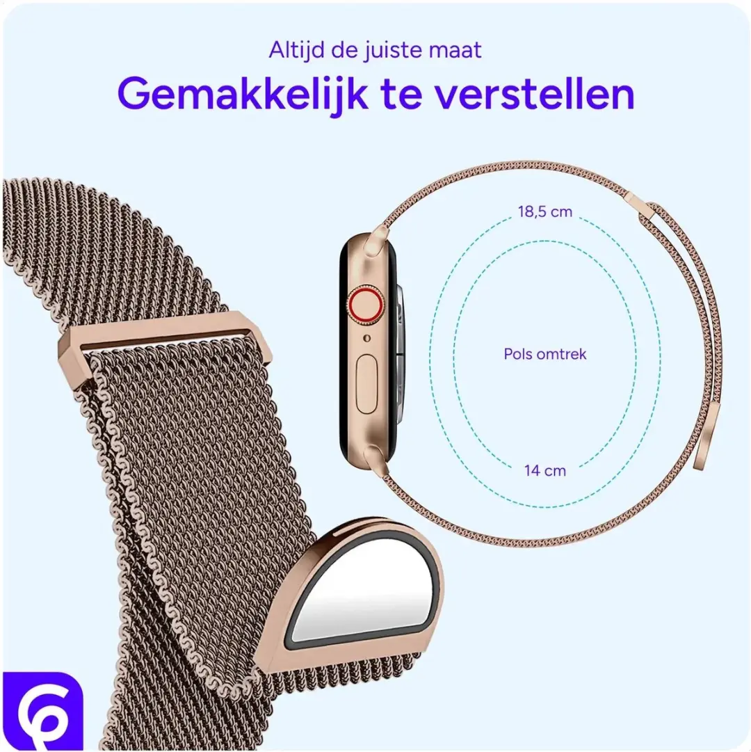 Selected SBG Universeel Horlogebandje 38-42mm - 3 Stuks - Zilver