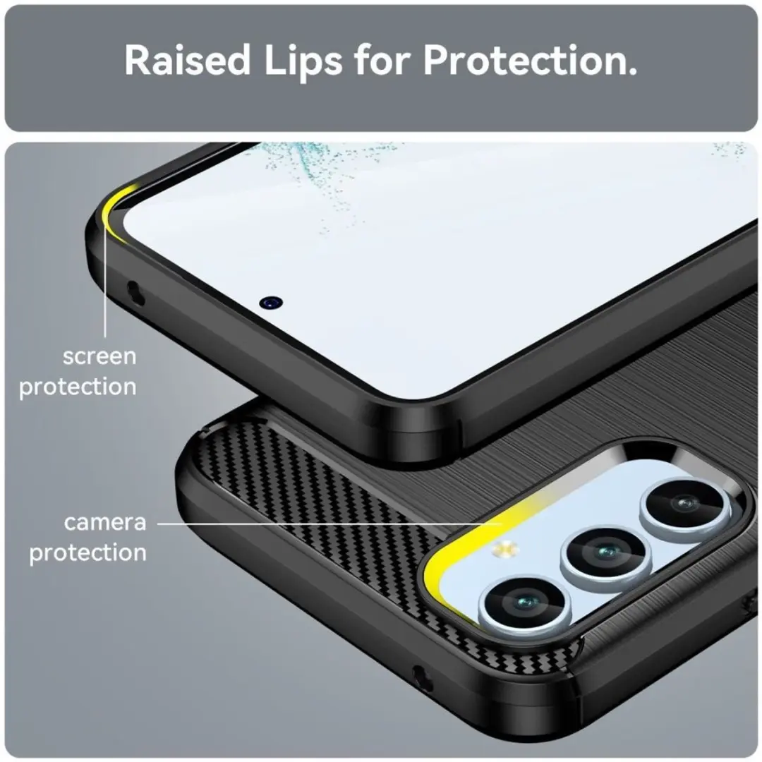 Selected TPU Hoesje Samsung Galaxy A54 - Zwart