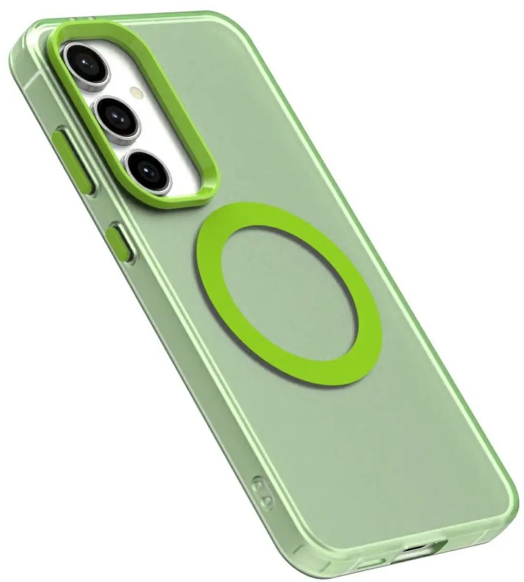 Selected MagSafe Backcover Hoesje Groen - Samsung Galaxy S24/S25