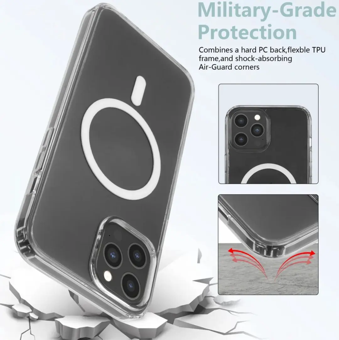 Selected Hoesje iPhone 12 Pro Max MagSafe Transparant
