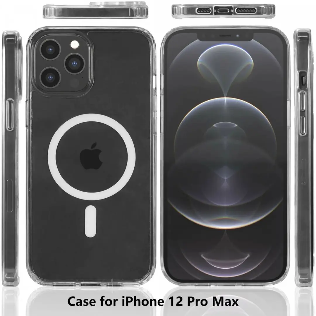 Selected Hoesje iPhone 12 Pro Max MagSafe Transparant