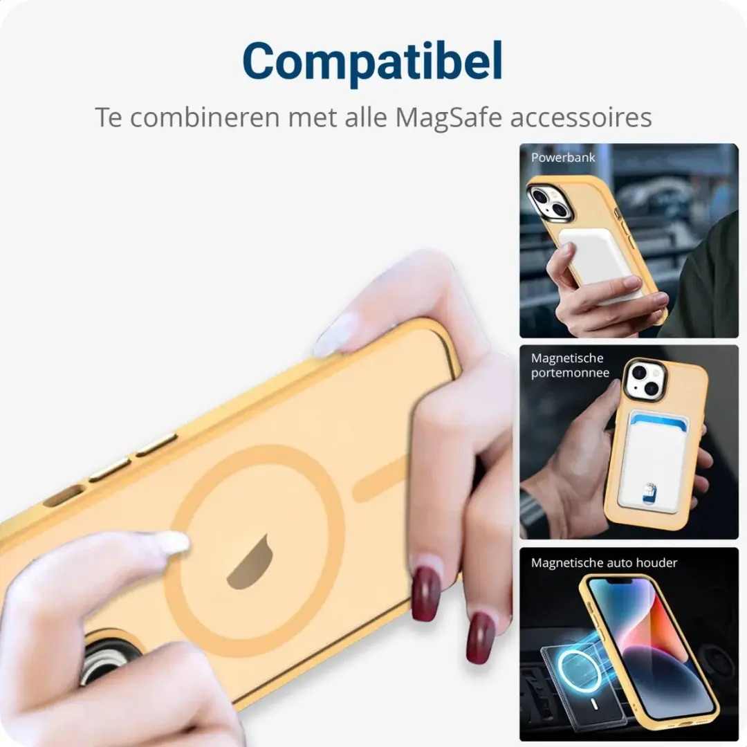 Selected Hoesje Apple iPhone 12/12 Pro MagSafe Oranje