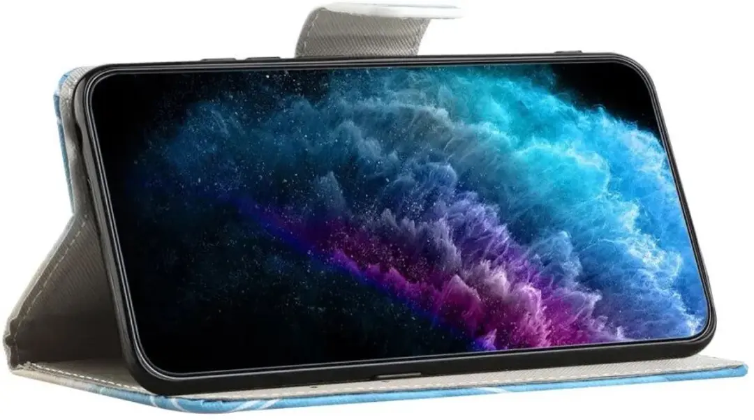 Selected Hoesje Samsung Galaxy A57 Book Case - Roze Bloemen - afbeelding 6 van 6