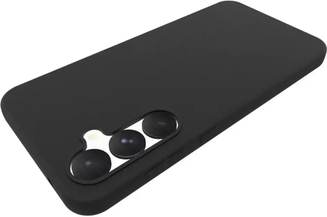 Selected Dun TPU Hoesje Samsung Galaxy A55 - Zwart