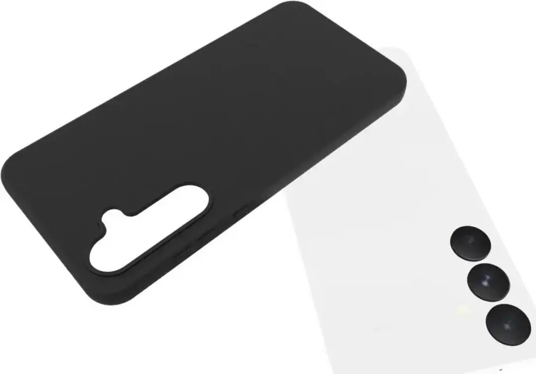 Selected Dun TPU Hoesje Samsung Galaxy A55 - Zwart