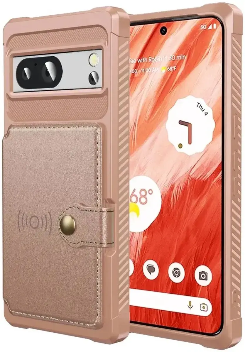 Selected Portemonnee Hoesje Google Pixel 8 Pro - Roze